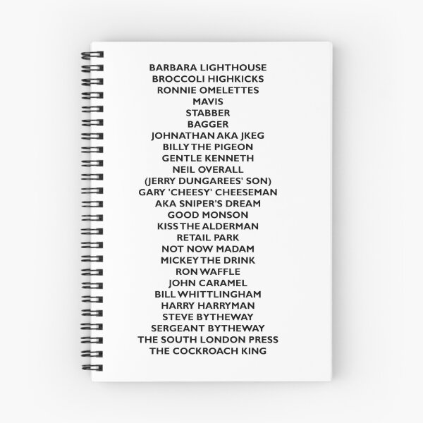 Item preview, Bob Mortimer's names designed and sold by The British Bunny Hop Shop.
