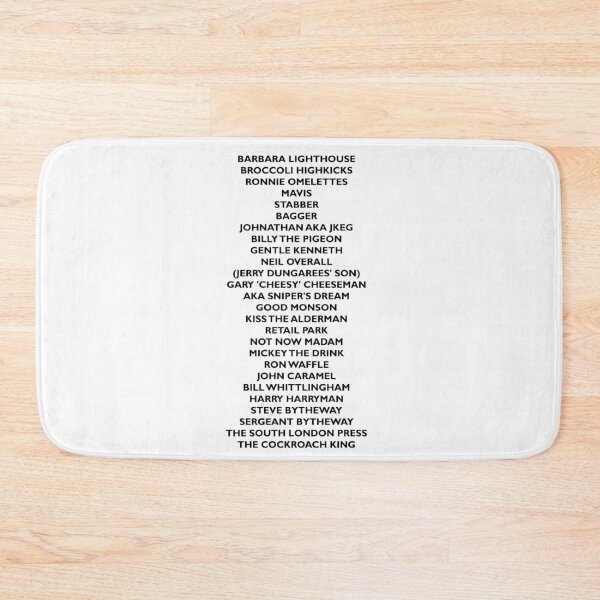 Item preview, Bob Mortimer's names designed and sold by The British Bunny Hop Shop.