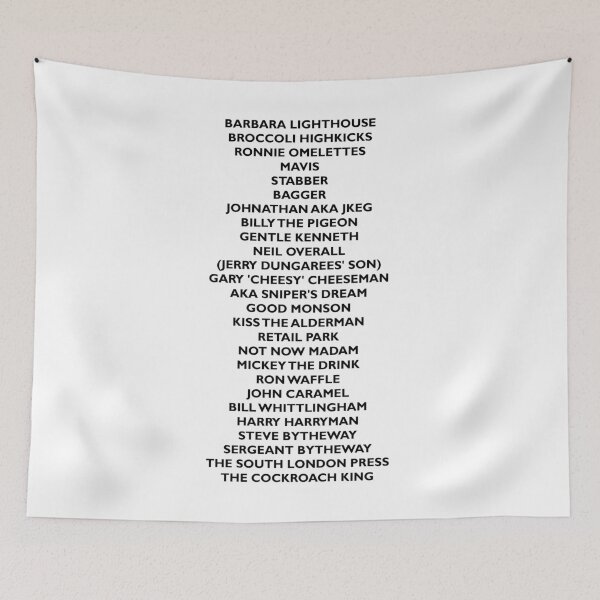 Item preview, Bob Mortimer's names designed and sold by The British Bunny Hop Shop.