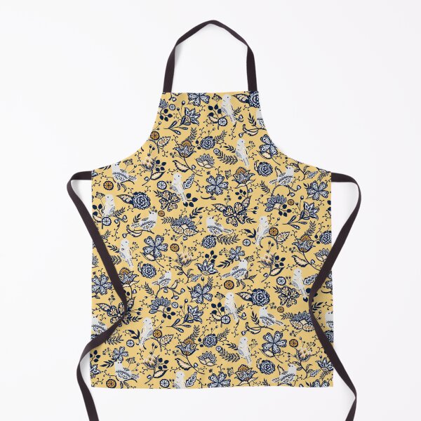 Item preview, Floral Birds Garden - Yellow designed and sold by oppositedge.