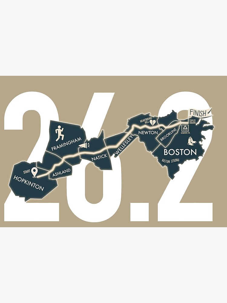“Boston Marathon” Art Print for Sale by MADdesignss | Redbubble