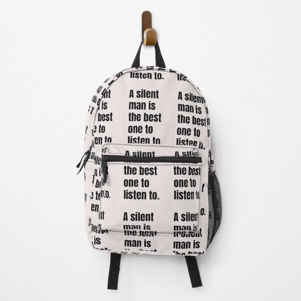Item preview, A silent man is the best one to listen to designed and sold by QuotesDogma.