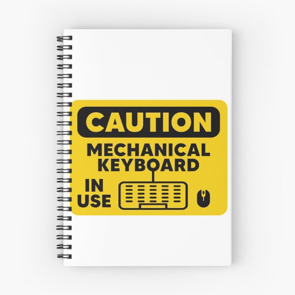 Item preview, Caution Mechanical Keyboard in use  designed and sold by Mo-2000.
