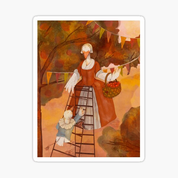 A Mother Goose and Son Sticker