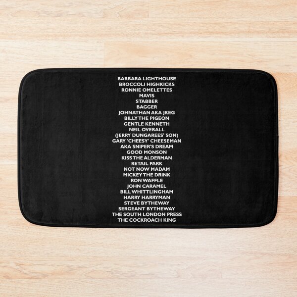 Item preview, Bob Mortimer's names - White designed and sold by The British Bunny Hop Shop.