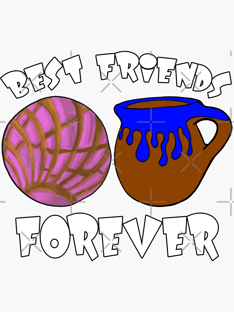 Concha and Coffee Best Friends Forever by that5280lady