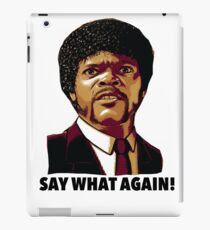 Pulp Fiction Say What Again iPad Case/Skin