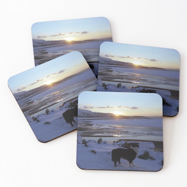 Item preview, Sunset Snow with Indy designed and sold by Michael Haslam.