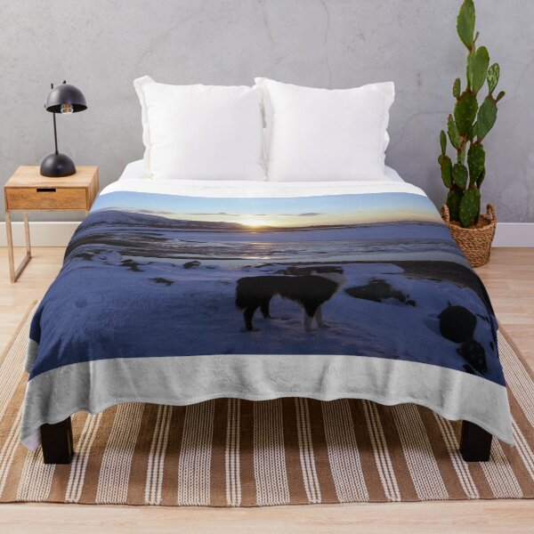 Item preview, Sunset Snow with Indy designed and sold by Michael Haslam.