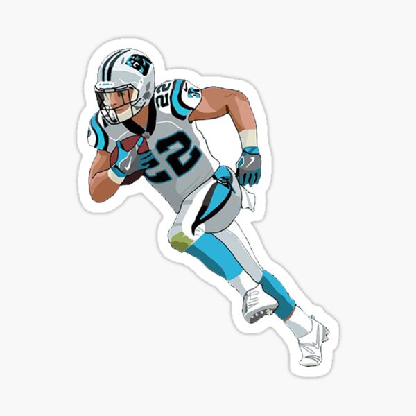 johnnystackart Christian McCaffrey CMC Jersey SF Shirt Sticker