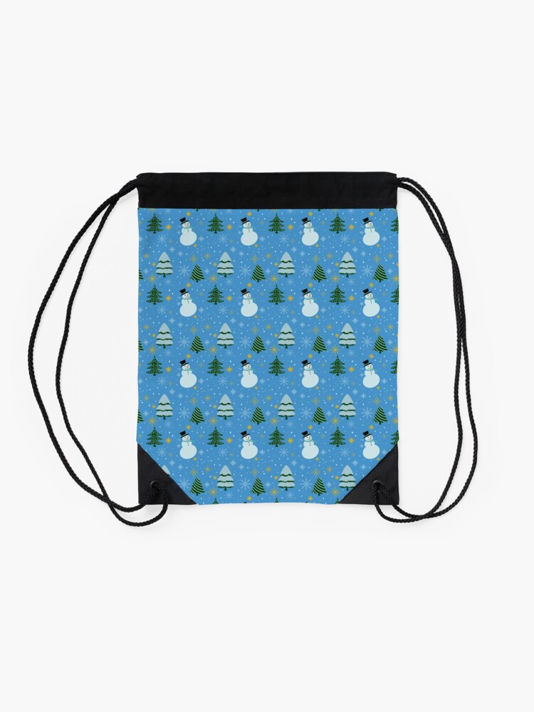 Alternate view of Winter Season Drawstring Bag