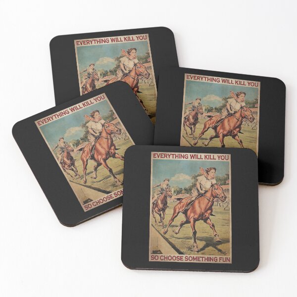 Item preview, Cowgirls Horse Racing Everything Will Kill You So Choose Something Fun  designed and sold by hippololocc.