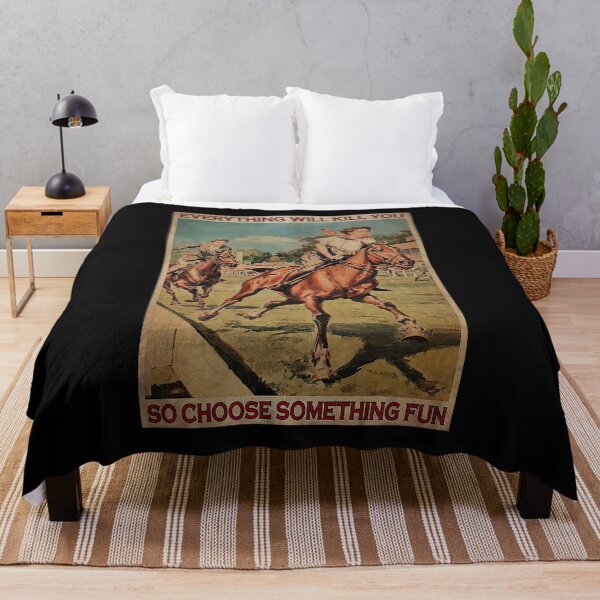 Item preview, Cowgirls Horse Racing Everything Will Kill You So Choose Something Fun  designed and sold by hippololocc.
