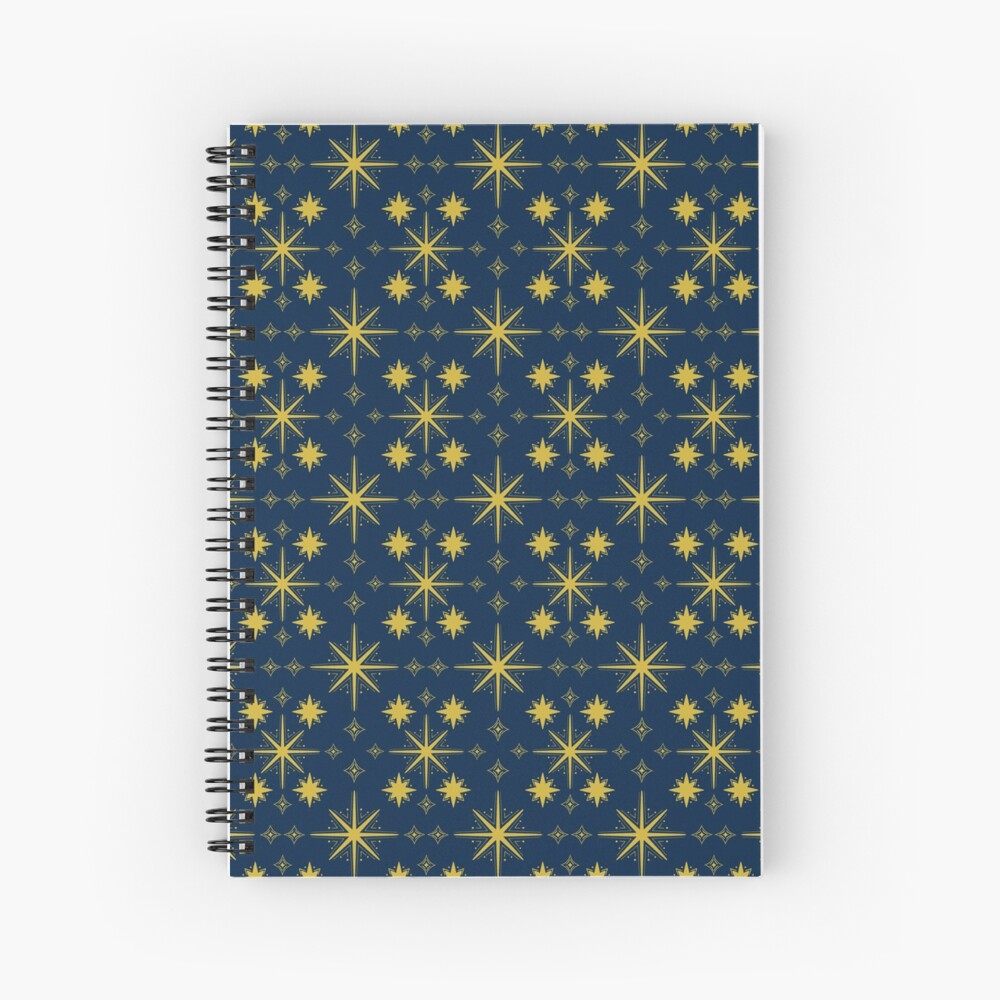 Winter Stars Spiral Notebook