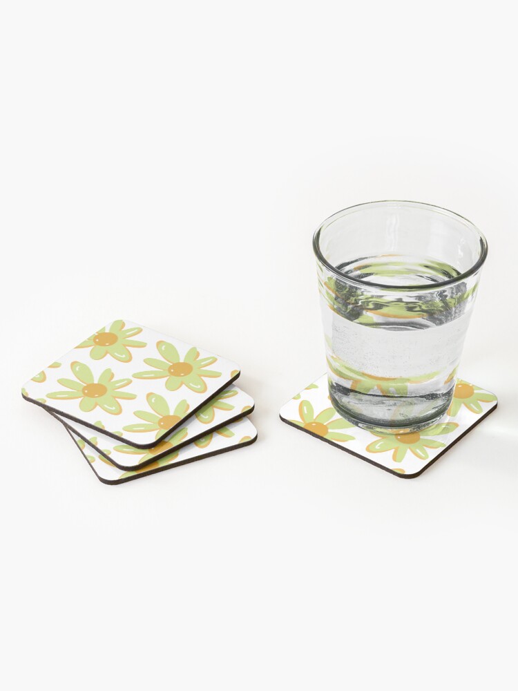 Thumbnail 2 of 5, Coasters (Set of 4), Flower designed and sold by SnapDesigns.