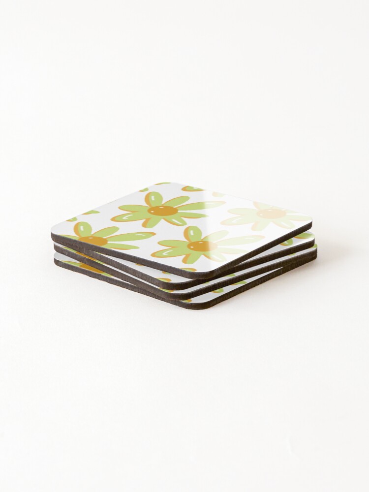 Thumbnail 4 of 5, Coasters (Set of 4), Flower designed and sold by SnapDesigns.