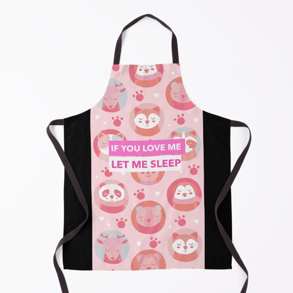 Item preview, If You Love Me Let Me Sleep Cute Animals Pattern designed and sold by jacks-tees.