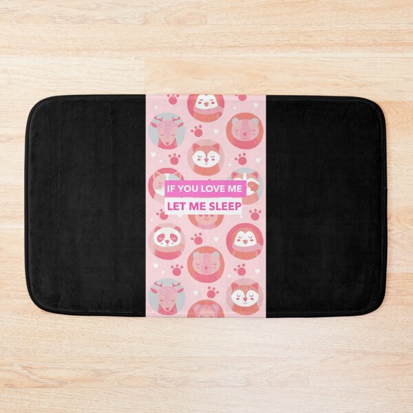 Item preview, If You Love Me Let Me Sleep Cute Animals Pattern designed and sold by jacks-tees.