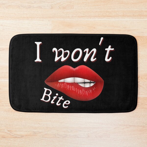 Item preview, I Won't Bite lips designed and sold by FeaturedStore.