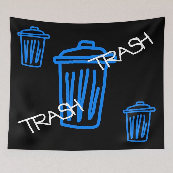 Item preview, Blue Trash designed and sold by ArtsyHeartsyyy.