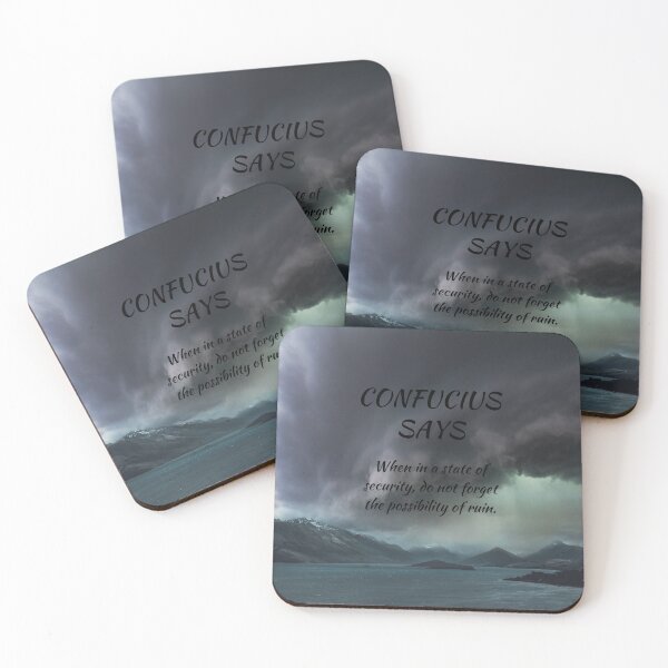 Item preview, Confucius Says Security and Ruin designed and sold by starshiporion.