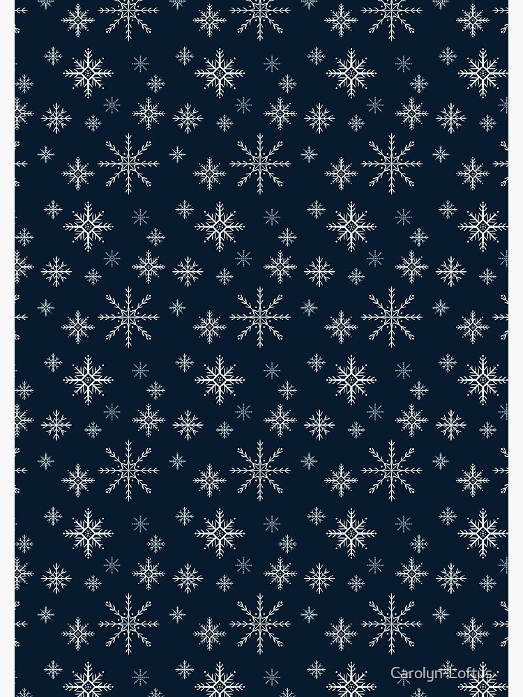 Winter Snowflakes by Carolyn-Loftus