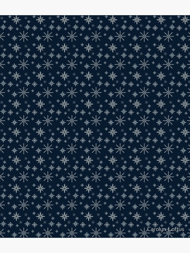 Winter Snowflakes by Carolyn-Loftus