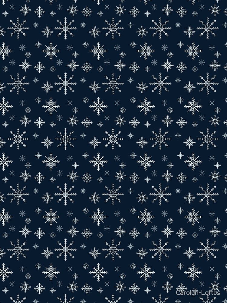Winter Snowflakes by Carolyn-Loftus