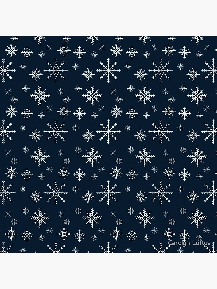 Winter Snowflakes by Carolyn-Loftus