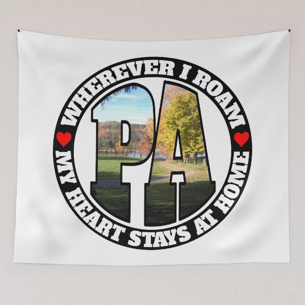 Item preview, Heart Stays Home - Pennsylvania designed and sold by DonDota.