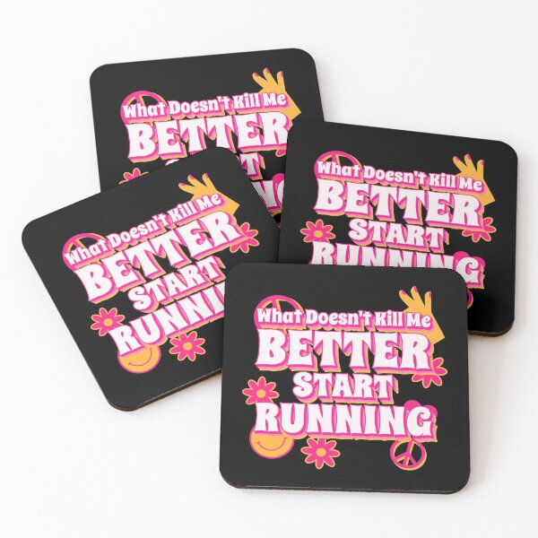 Item preview, Retro What Doesn't Kill Me Better Start Running designed and sold by LadySaltwater.