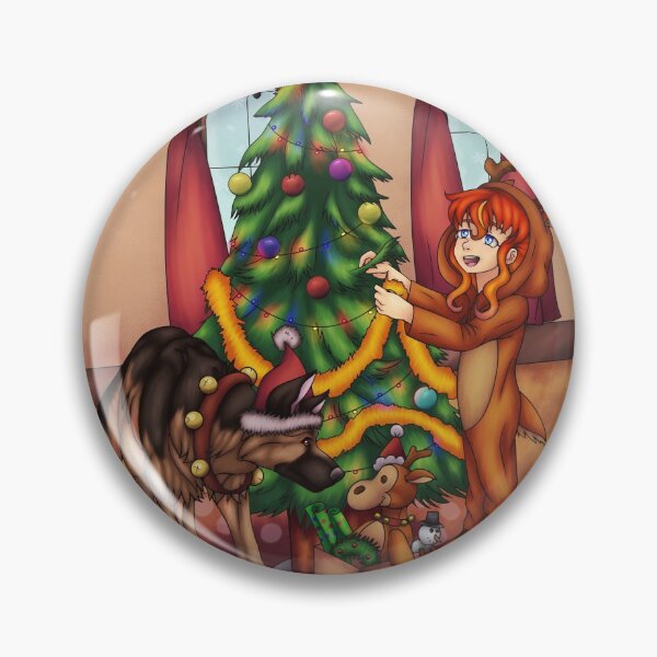 Item preview, Trimming the Christmas Tree designed and sold by TheKohakuDragon.