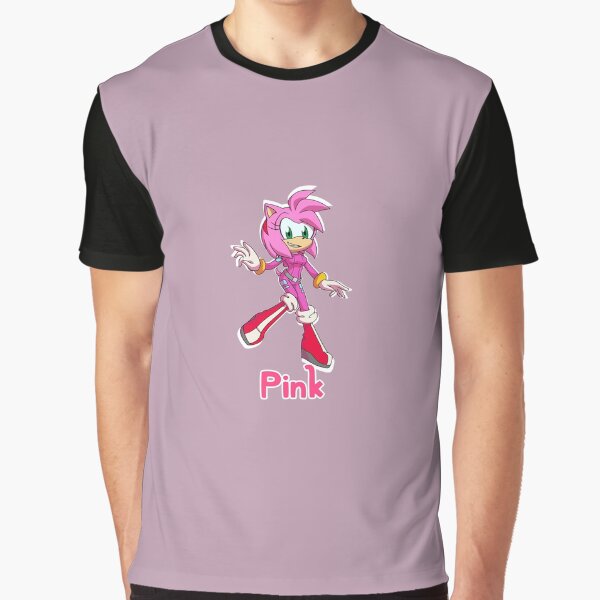 So-n-ic Amy Rose Skirt Style T-Shirt Girls Shirt Pink