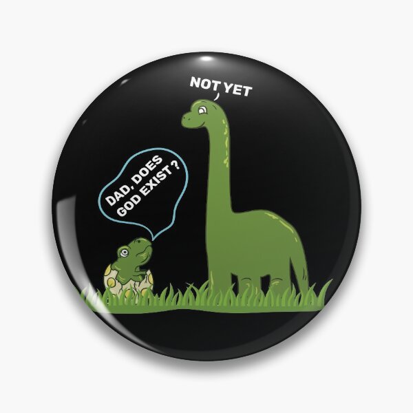 Item preview, Dad Does God Exist? T-Rex Atheist Design.  designed and sold by Sinfamous.
