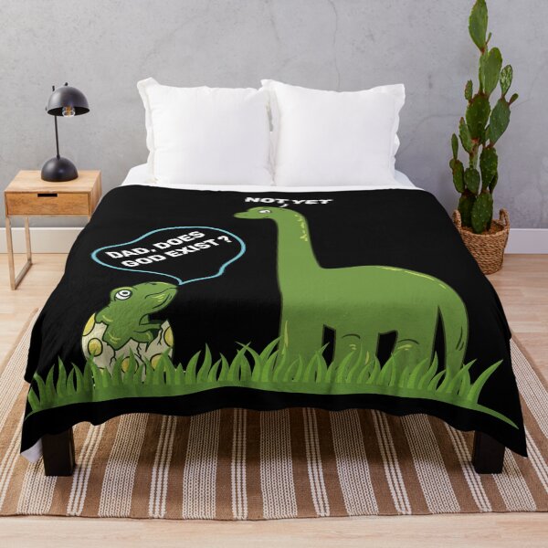 Item preview, Dad Does God Exist? T-Rex Atheist Design.  designed and sold by Sinfamous.