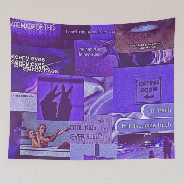 Aperçu de l'œuvre Purple pictures créée et vendue par Clik Boutique.