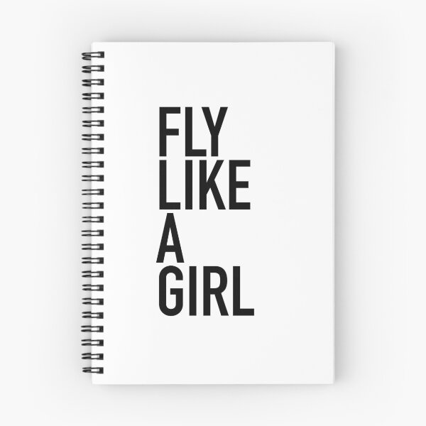 Item preview, Fly LIke A Girl Vertical (Black) designed and sold by Kblount9.
