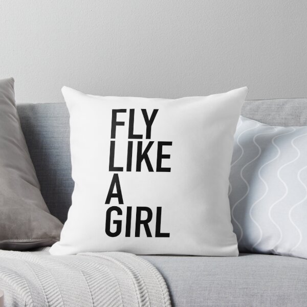 Item preview, Fly LIke A Girl Vertical (Black) designed and sold by Kblount9.