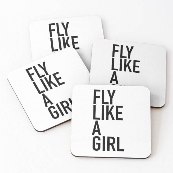 Item preview, Fly LIke A Girl Vertical (Black) designed and sold by Kblount9.