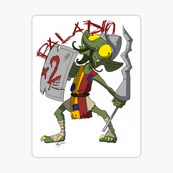 Goblin Paladin Sticker