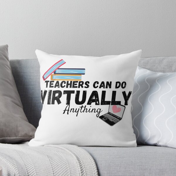 Item preview, Teachers Can Do Virtually Anything - Teacher Appreciation Design - Book Laptop Heart designed and sold by Silvester Benjamin.