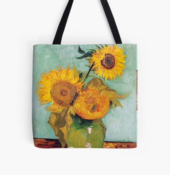 Vista previa del artículo con la obra «Vincent van Gogh | Bodegón - "Tres girasoles en un jarrón"», diseñado y vendido por Gascondi.