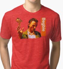 Begbie throws Glass of Beer - Scene from Trainspotting T-Shirt Tri-blend T-Shirt