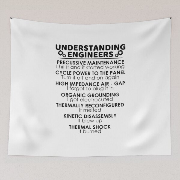 Item preview, Understanding Engineers Funny Science Nerds designed and sold by AylinGraves.