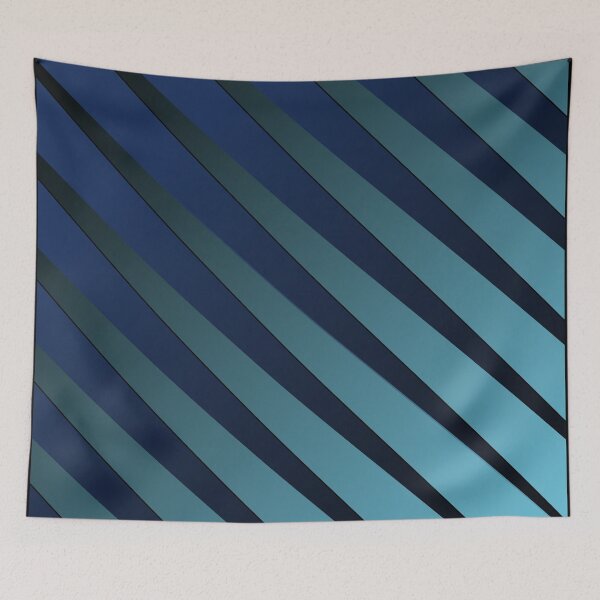 Item preview, Blue Diagonal Stripes - Diagonal Striped  designed and sold by B3N-arts.