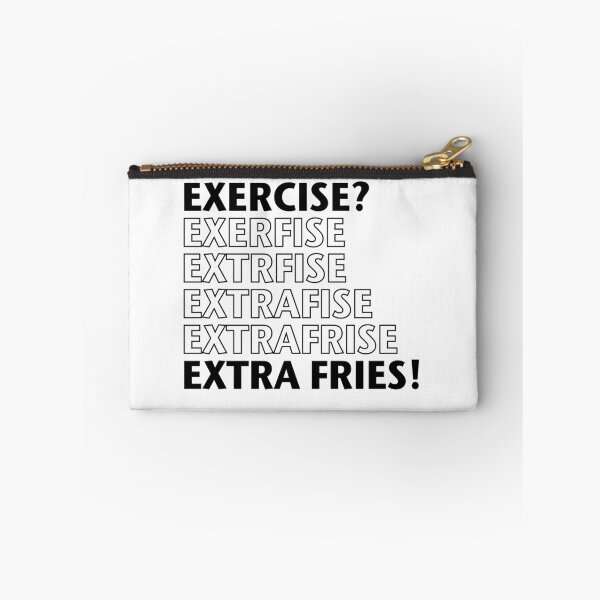 Item preview, Exercise? Extra Fries. designed and sold by lindsayxo.