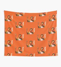 Begbie throws Glass of Beer - Scene from Trainspotting T-Shirt Wall Tapestry