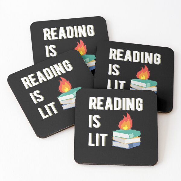 Item preview, Reading Is Lit | Book Lover  designed and sold by SapphicGrapphic .