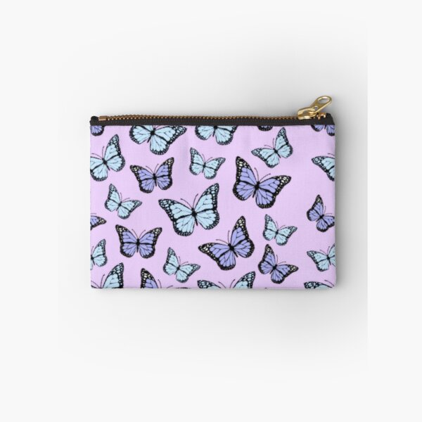 Item preview, blue and purple butterflies (purple background) designed and sold by emilyyyxdouglas.