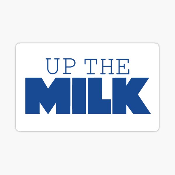 Canberra Raiders Up The Milk Retro Sticker